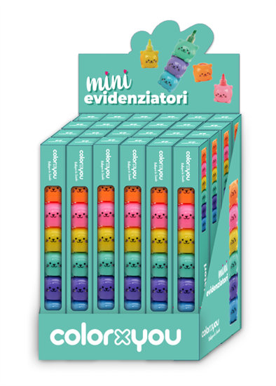 MINI EVIDENZIATORI IMPILABILI COLORXYOU  10991