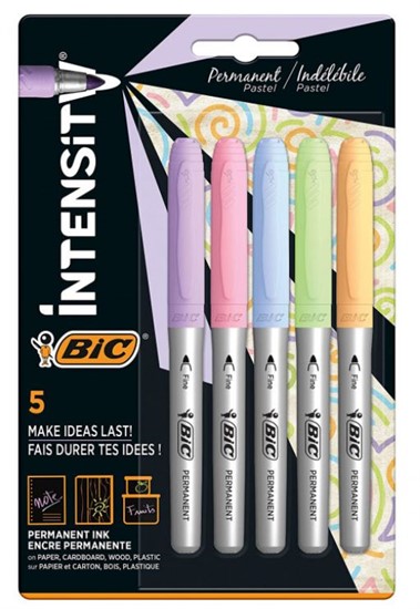 BLISTER MARKER BIC PASTEL 5 COLORI     9432783