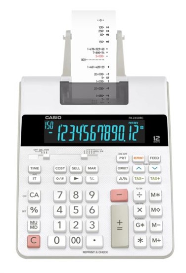 CALCOLATRICE SCRIVENTE CASIO FR2650RC