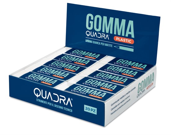 GOMMA PER CANCELLARE QUADRA TOPQUALITY 20PZ  4309