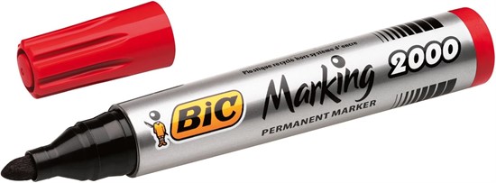 BIC PENNARELLI MARKER 2000 ROSSO  820913