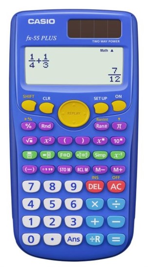 CALCOLATRICI CASIO FX-55PLUS