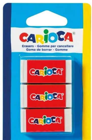 BLISTER CARIOCA MINI GOMME 3PZ     42865