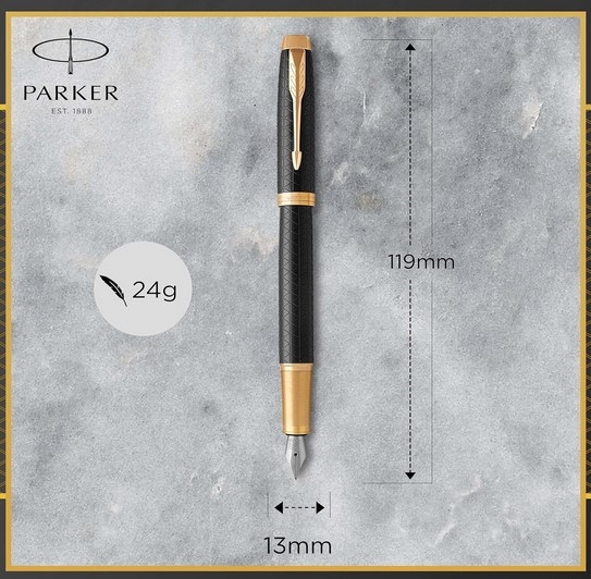 PENNA SFERA PARKER IM PRM GT FP NERO ORO    1931646