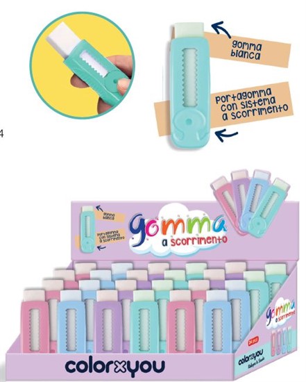 ESP.GOMMA SCORRIMENTO COLORXYOU 24PZ  11045