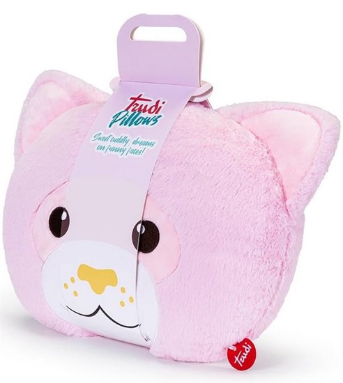 TRUDI CUSCINO GATTINO ROSA 28094