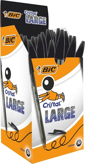 PENNA BIC CRISTAL LARGE 1.6 NERO 880648