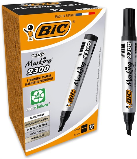 BIC PENNARELLI MARKER 2300 NERO  820926