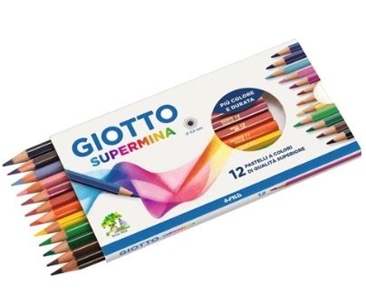 PASTELLI SUPERMINA GIOTTO ASSORTITI 12PZ  235700