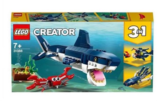 LEGO CREATOR 3IN1 CREATURE DEGLI ABISSI 31088