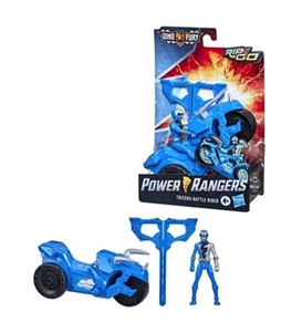 POWER RANGERS CON VEICOLO TRICERA BATTLE RIDER ASS.  HSBF3938