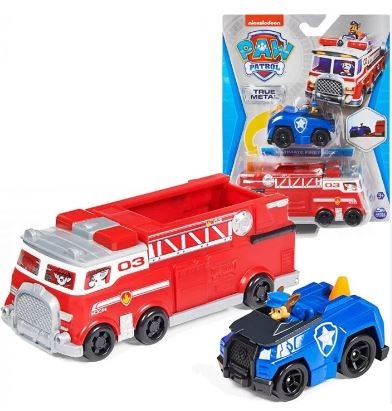 PAW PATROL CAMION DEI POMPIERI E AUTO DELLA POLIZIA  6063231