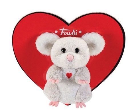 PELUCHE TRUDI SWEET TOPOLINO CON CUORICINO XXS  29780