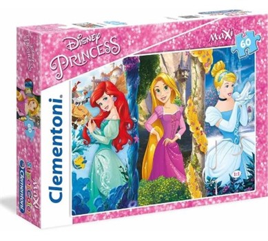 PUZZLE PRINCESS MAXI SUPERCOLOR 60PZ 26416 23745 26471