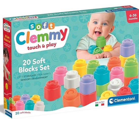 CLEMMY SOFT 20 MATTONCINI CLEMENTONI 17989