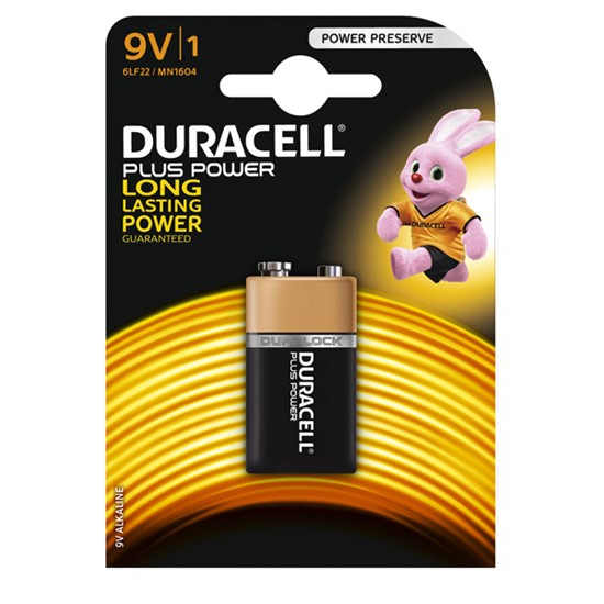 BATTERIA DURACELL 9VOLT 1PZ  MN1604