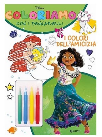 COLORIAMO DISNEY CON 4 PENNARELLI