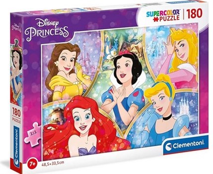 PUZZLE SUPERCOLOR PRINCESS 180PZ  29311 29294