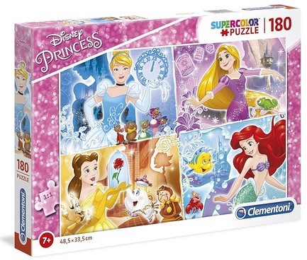 PUZZLE SUPERCOLOR PRINCESS 180PZ  29311 29294