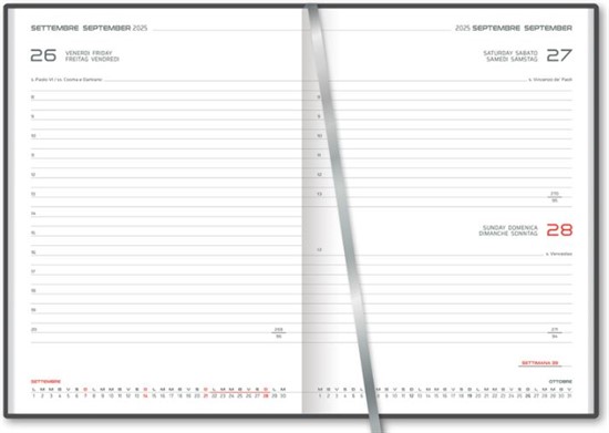 AGENDA CANGINI FILIPPI WINNER C/ELASTICO 11X16,5CM I05ZY99 ASS.