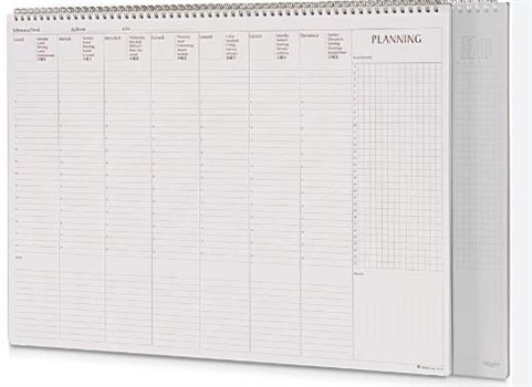 PLANNING DA TAVOLO SETTIMANALE 2025 35X25CM 7767PP