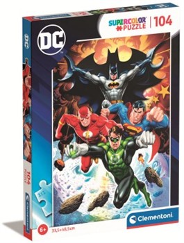 PUZZLE SUPERCOLOR DC COMICS 104PZ  23653 25721 25723