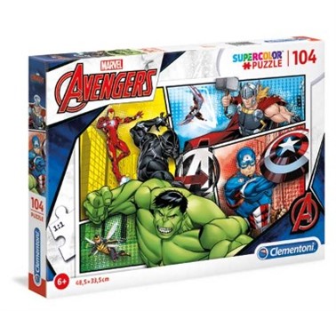 PUZZLE SUPERCOLOR AVENGERS 104PZ 27284 25718