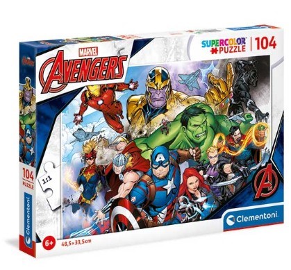 PUZZLE SUPERCOLOR AVENGERS 104PZ 27284 25718