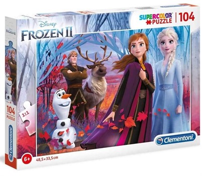 PUZZLE FROZEN SUPERCOLOR 104PZ   27274 20703