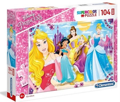 PUZZLE PRINCESS MAXI SUPERCOLOR 104PZ 23714