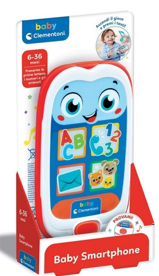 CLEMENTONI BABY SMARTPHONE ROSSO INTERATTIVO 17930