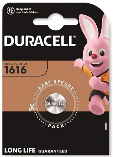 BATTERIE A MONETA DURACELL  DL1616