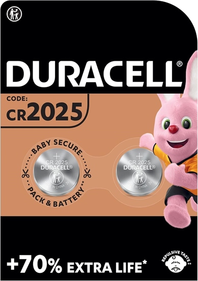 BATTERIE A MONETA A LITIO DURACELL 3V  CR2025