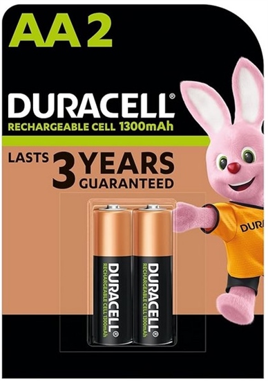 BATTERIE DURACELL STILO AA 1300 MHA RICARICABILI DU69