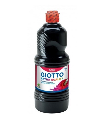 GIOTTO TEMPERA LIQUIDA 500ML NERO 532824