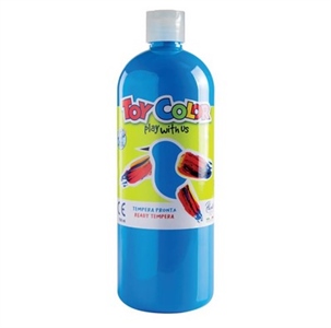 TOY COLOR TEMPERA LIQUIDA 1LT CIANO 0554.618