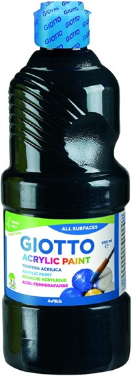 TEMPERA ACRILICA NERO 500ML GIOTTO 533724