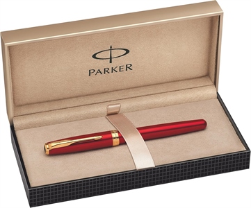 PENNA STILO PARKER SONNET LACCATA ROSSO 1859459