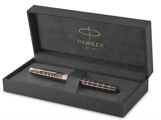 PENNA STILO PARKER SONNET MARRONE ORO ROSA   1931481