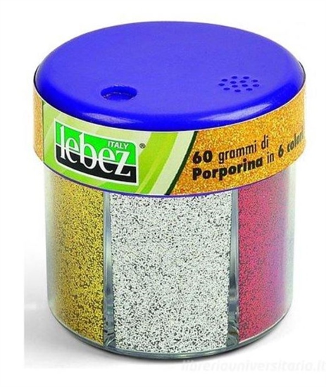 DISPENSER PORPORINA MULTICOLOR 60GR LEBEZ 80318