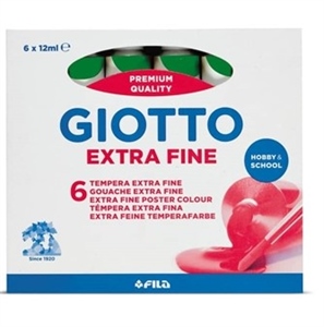 GIOTTO TUBETTI TEMPERA 12 ML VERDE BRILLANTE 352012