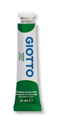 GIOTTO TUBETTI TEMPERA 12 ML VERDE BRILLANTE 352012