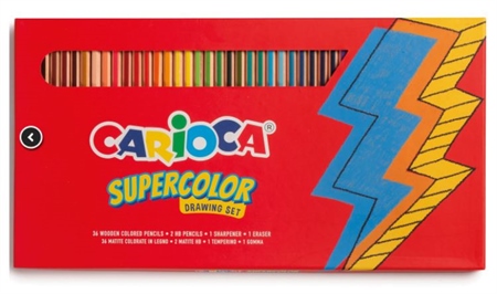 PASTELLI SUPERCOLOR CARIOCA 40PZ 43395