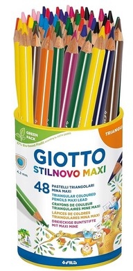 PASTELLI GIOTTO STILNOVO MAXI BARATTOLO DA 48 226300