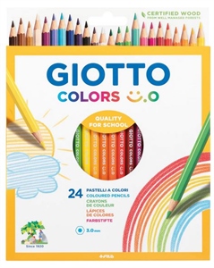 GIOTTO ASTUCCIO 24 MATITE COLORATE COLORS 3.0 F278400