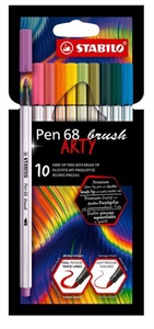 PENNARELLI STABILO BRUSH 68 ARTY 10PZ    568/10-21-20