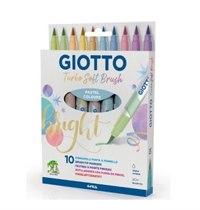 GIOTTO PENNARELLI SOFT BRUSH PASTEL DA 10 COLORI 426900