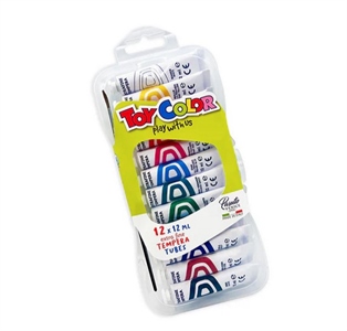 TOY COLOR 12 TUBETTI TEMPERA 12 ML 0896