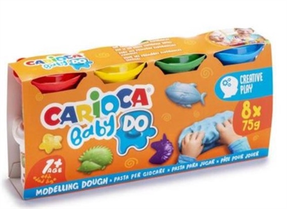 CARIOCA PLASTILINA BABY DO 8X75GR 43180