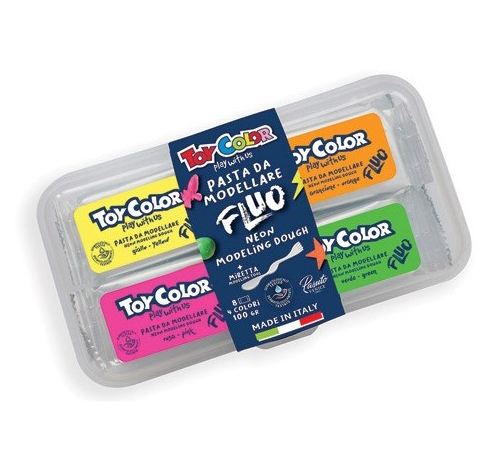 TOYCOLOR PASTA DA MODELLARE 8PZ 100GR  0645